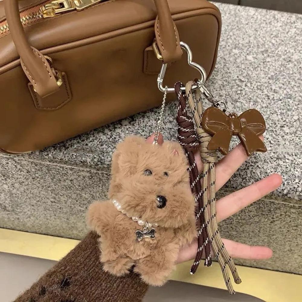 Cute Animal Plush Material Dog Keychain Cartoon Furry Scruffy Key Holder Dangle Ornament Plush Doggy Bag Bag Key Chain
Cute Animal Plush Material Dog Keychain Cartoon Furry Scruffy Key Holder Dangle Ornament Plush Doggy Bag Bag Key Chain