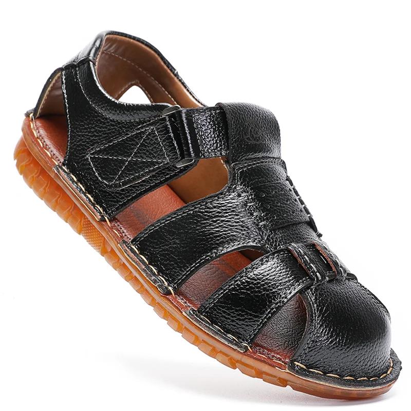 Genuine Leather Men s Sandal Outdoor Beach Breathable Trend 2025 Number 41 Luxury Summer Expensives Wholesale Non-slip Male Shoe 44
Genuine Leather Men s Sandal Outdoor Beach Breathable Trend 2025 Number 41 Luxury Summer Expensives Wholesale Non-slip Male Shoe 44