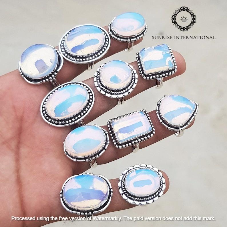 Женские кольца Opalite, ювелирные изделия, молочный опал, кристалл, кольца ручной работы, оптовая партия, посеребренные ювелирные изделия 5 Pcs Free Size синий
Женские кольца Opalite, ювелирные изделия, молочный опал, кристалл, кольца ручной работы, оптовая партия, посеребренные ювелирные изделия 5 Pcs Free Size синий