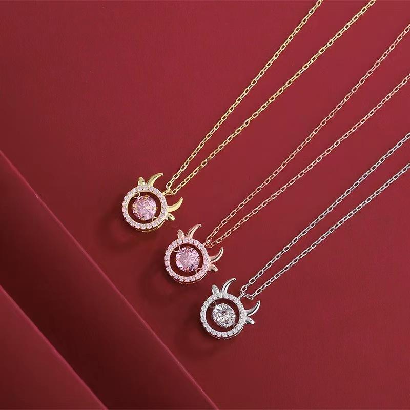 Zodiac Clavicle Necklace Female Smart Diamond S925 Sterling Silver Light Luxury Minority Design Pendant Fashion 925
Zodiac Clavicle Necklace Female Smart Diamond S925 Sterling Silver Light Luxury Minority Design Pendant Fashion 925