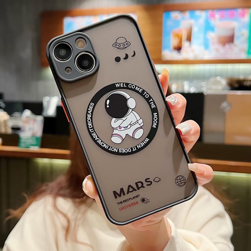 Cartoon Astronaut For Magsafe Wireless Charger Case For iPhone 17e 16e 17 16 14 13 12 15 Pro Max Plus 11 Matte Hard Phone Cover For iPhone 11
Cartoon Astronaut For Magsafe Wireless Charger Case For iPhone 17e 16e 17 16 14 13 12 15 Pro Max Plus 11 Matte Hard Phone Cover For iPhone 11