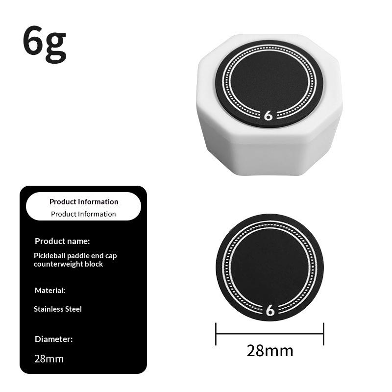 Pickleball Paddle Cover Weights Control Training Fast Swing Response Pickleball Paddle Butt Cover Replacement For Players 6g
Pickleball Paddle Cover Weights Control Training Fast Swing Response Pickleball Paddle Butt Cover Replacement For Players 6g