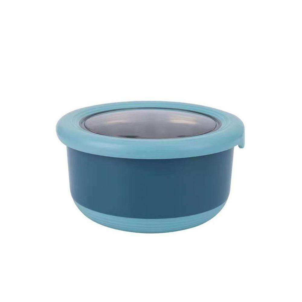 with Lid Stainless Steel Fresh-keeping Box Round Crisper Food Sealing Bowl for Student Kids S синий
with Lid Stainless Steel Fresh-keeping Box Round Crisper Food Sealing Bowl for Student Kids S синий