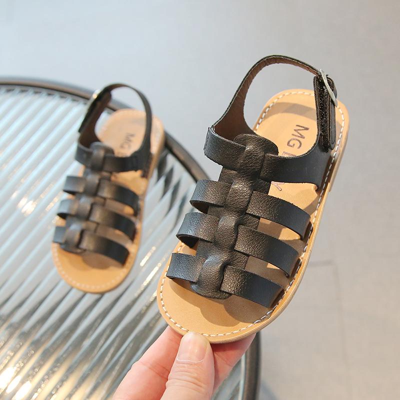 Baby Children Sandals Classic Pu Leather Plain Design Unisex Kids Sliders Hollow-out Hook-loop Non-slip Leisure Boys Girls Shoes 30
Baby Children Sandals Classic Pu Leather Plain Design Unisex Kids Sliders Hollow-out Hook-loop Non-slip Leisure Boys Girls Shoes 30
