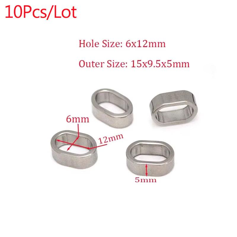 10/6Pcs Stainless Steel Big Hole Spacer Beads Black Plated Slider Beads Charm Accessorie for DIY Leather Bracelet Jewelry Making
10/6Pcs Stainless Steel Big Hole Spacer Beads Black Plated Slider Beads Charm Accessorie for DIY Leather Bracelet Jewelry Making