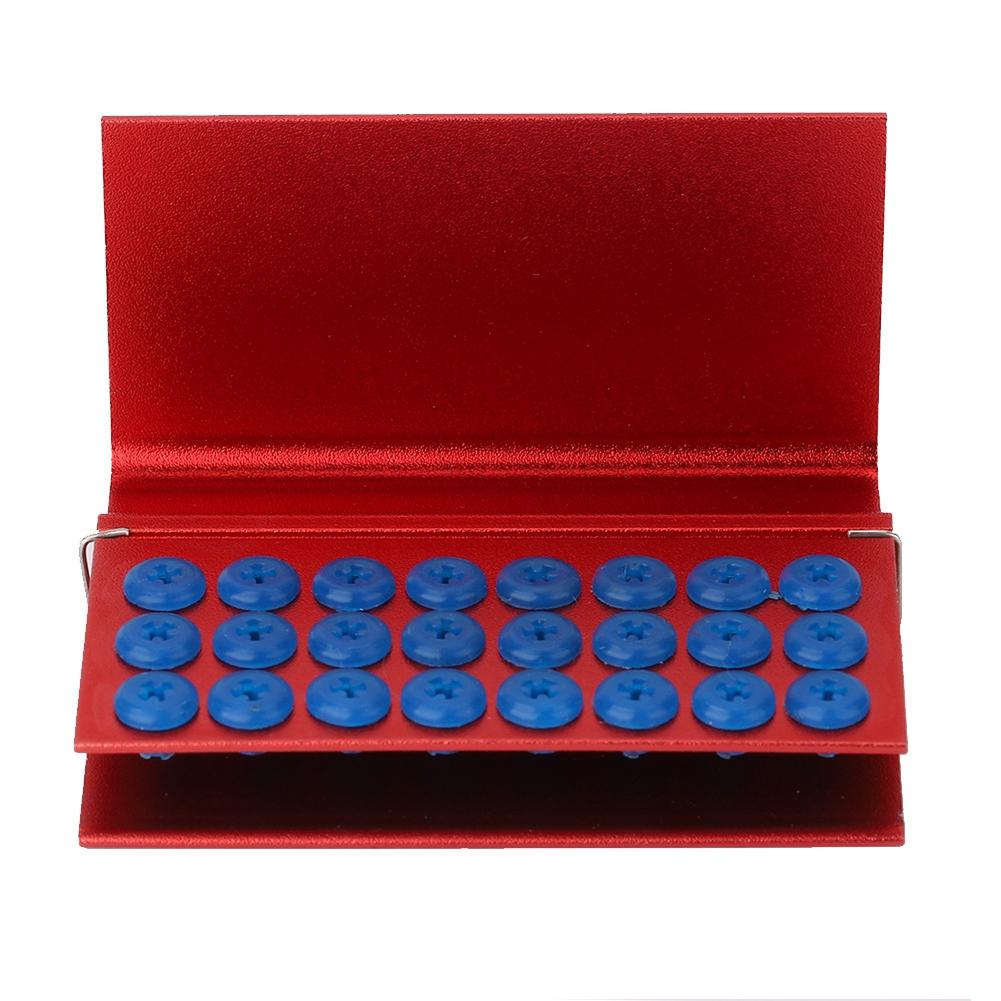 24 Holes Aluminium Alloy Disinfection Box Dental Burs Holder Autoclavable Dentist Tool
24 Holes Aluminium Alloy Disinfection Box Dental Burs Holder Autoclavable Dentist Tool