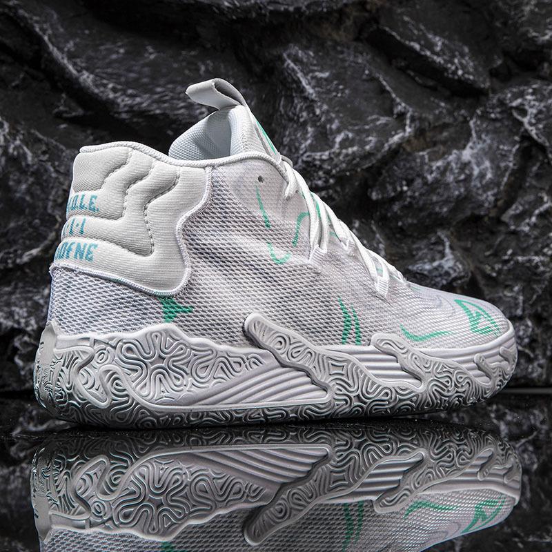 Баскетбольные кроссовки третьего поколения La Melo для студентов-мужчин для реальных боевых действий, амортизация на цементном полу, износостойкие и нескользящие чи 45
Баскетбольные кроссовки третьего поколения La Melo для студентов-мужчин для реальных боевых действий, амортизация на цементном полу, износостойкие и нескользящие чи 45