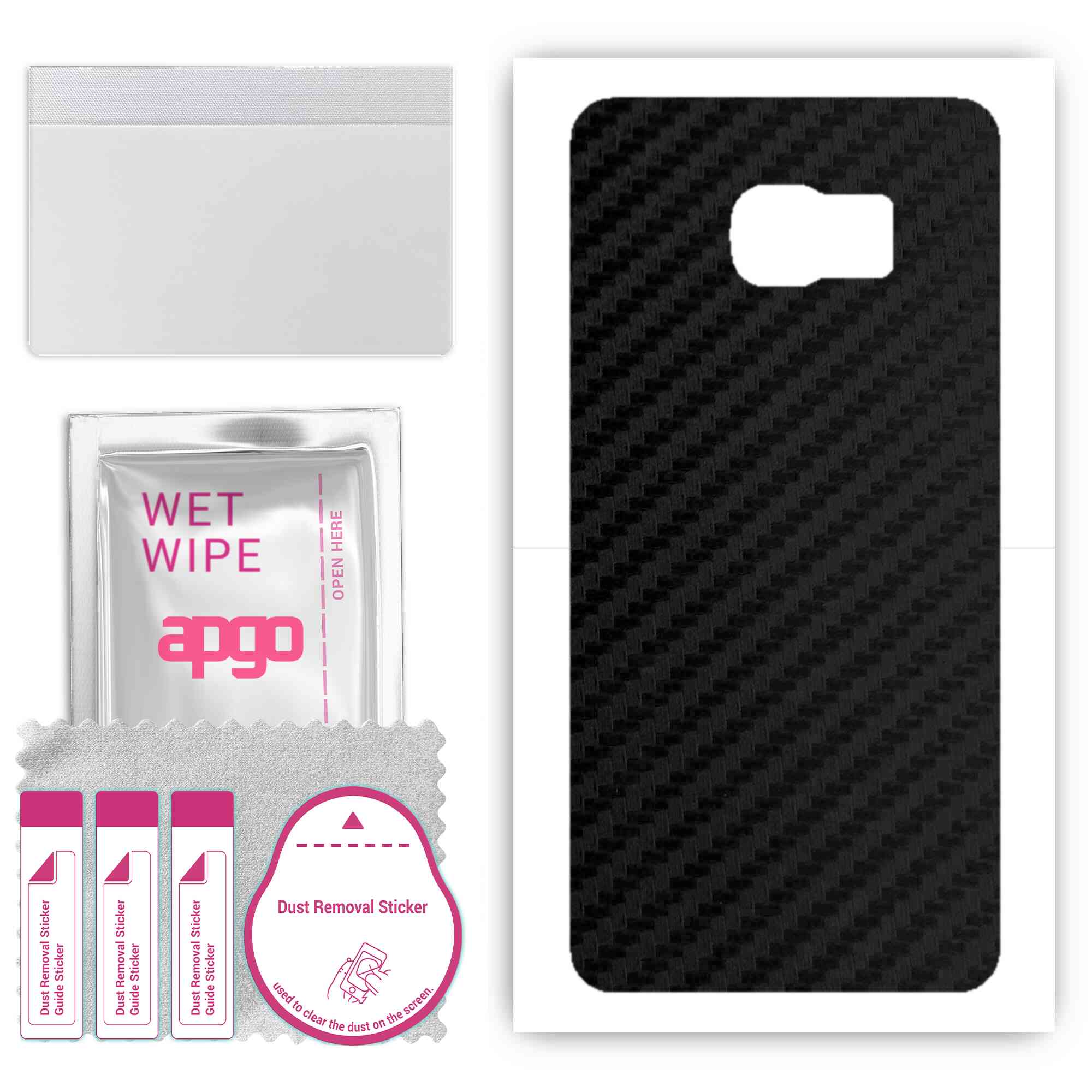 apgo Protective Skin Sticker for the back compatible with Samsung Galaxy S6 Edge Plus SM-G928F, Wrap Film, Foil, Vinyl - Pattern Carbon Black
apgo Protective Skin Sticker for the back compatible with Samsung Galaxy S6 Edge Plus SM-G928F, Wrap Film, Foil, Vinyl - Pattern Carbon Black