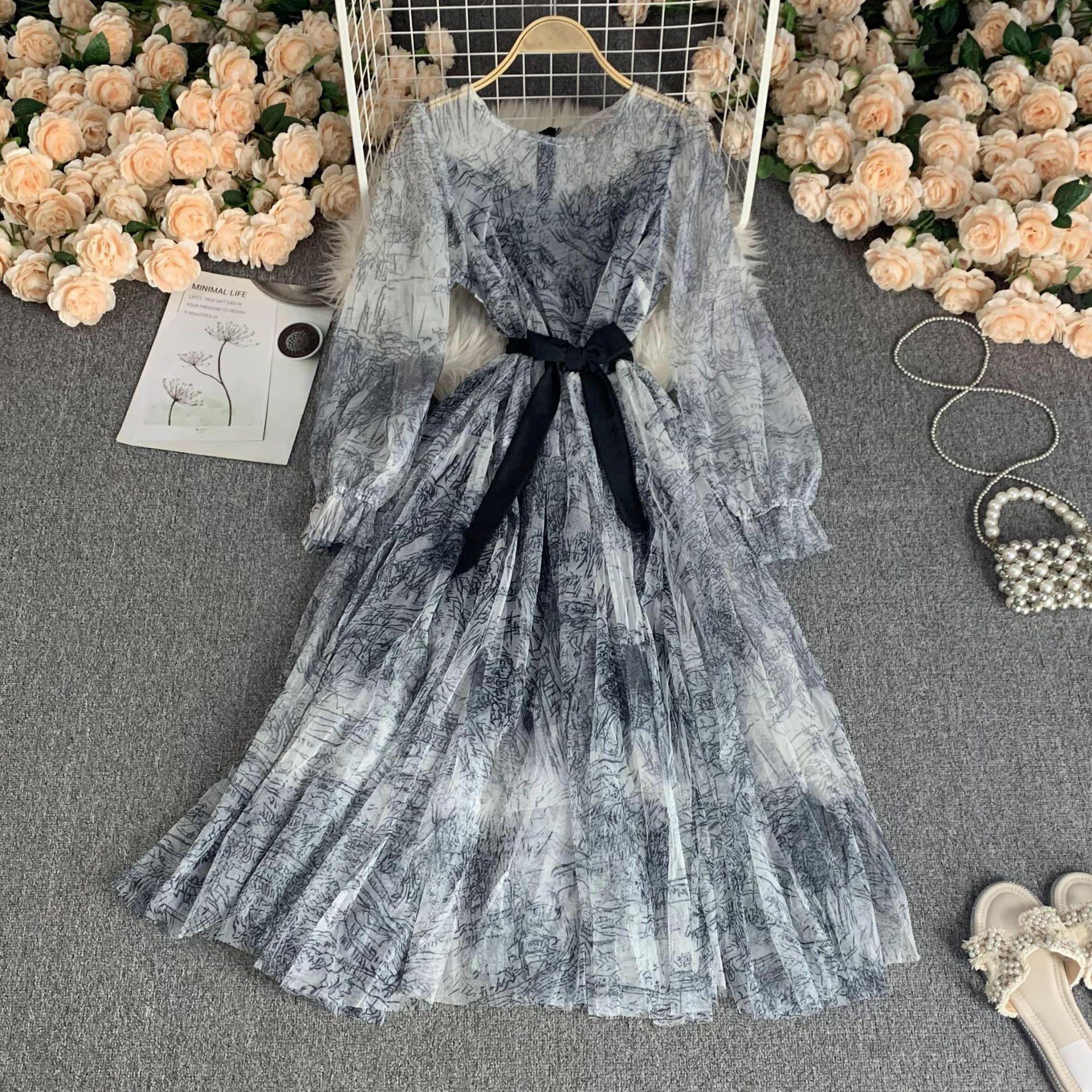 YYFS Женская мода Весна Осень Цветной блок Принт Длинный рукав Круглый вырез Высокая талия Повседневные платья Size: One Size чёрный
YYFS Женская мода Весна Осень Цветной блок Принт Длинный рукав Круглый вырез Высокая талия Повседневные платья Size: One Size чёрный