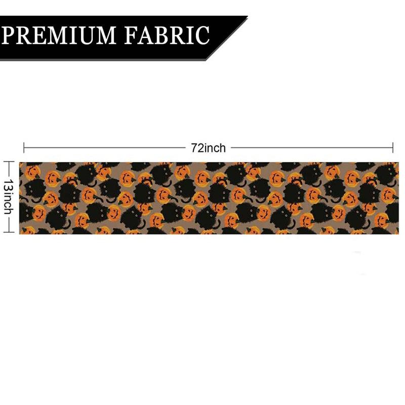 Скатерть для стола на Хэллоуин с изображением тыкв и черного кота на сезонную кухню 13x72 Inch
Скатерть для стола на Хэллоуин с изображением тыкв и черного кота на сезонную кухню 13x72 Inch