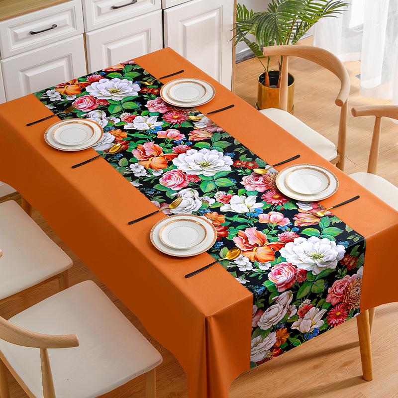 Водонепроникна та жиростійка скатертина з ПВХ Ins Tea Rectangular Minimalist Floral Tablecloth 140*140cm
Водонепроникна та жиростійка скатертина з ПВХ Ins Tea Rectangular Minimalist Floral Tablecloth 140*140cm