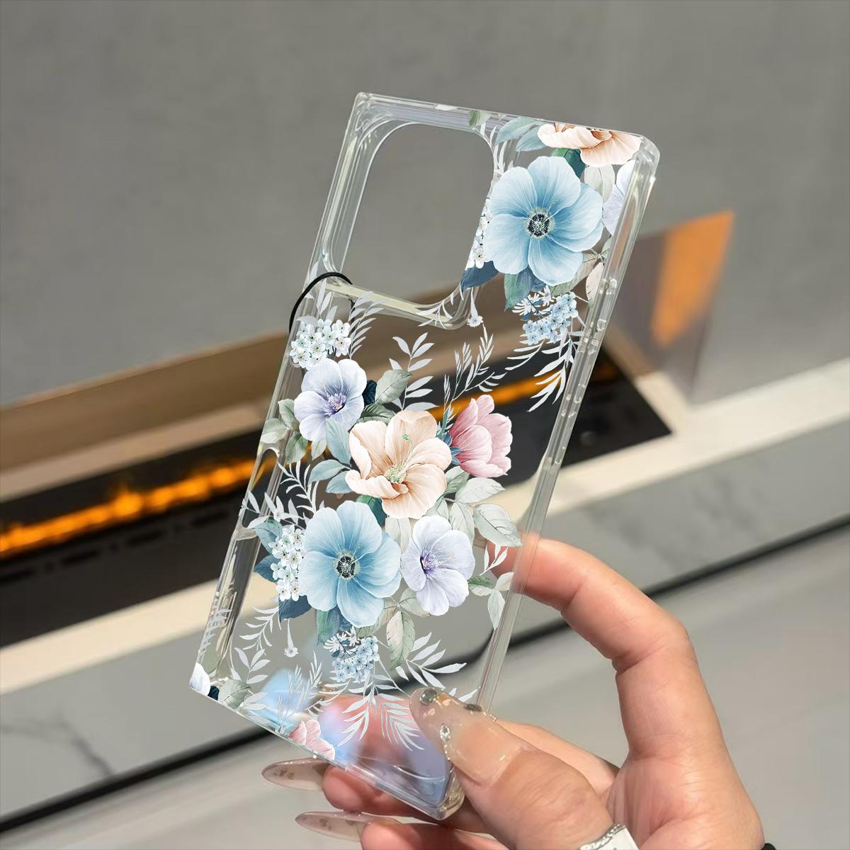 Прозрачный квадратный чехол-накладка для iPhone 16 ProMax 14 Pro Max 15 Plus 12 13 11, защита, узор с розовато-голубыми цветами iphone 11 ProMax
Прозрачный квадратный чехол-накладка для iPhone 16 ProMax 14 Pro Max 15 Plus 12 13 11, защита, узор с розовато-голубыми цветами iphone 11 ProMax