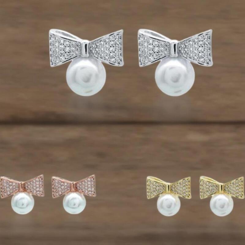 Women s Daily Pearl Cubic Silver Needle Earrings rose gold
Women s Daily Pearl Cubic Silver Needle Earrings rose gold