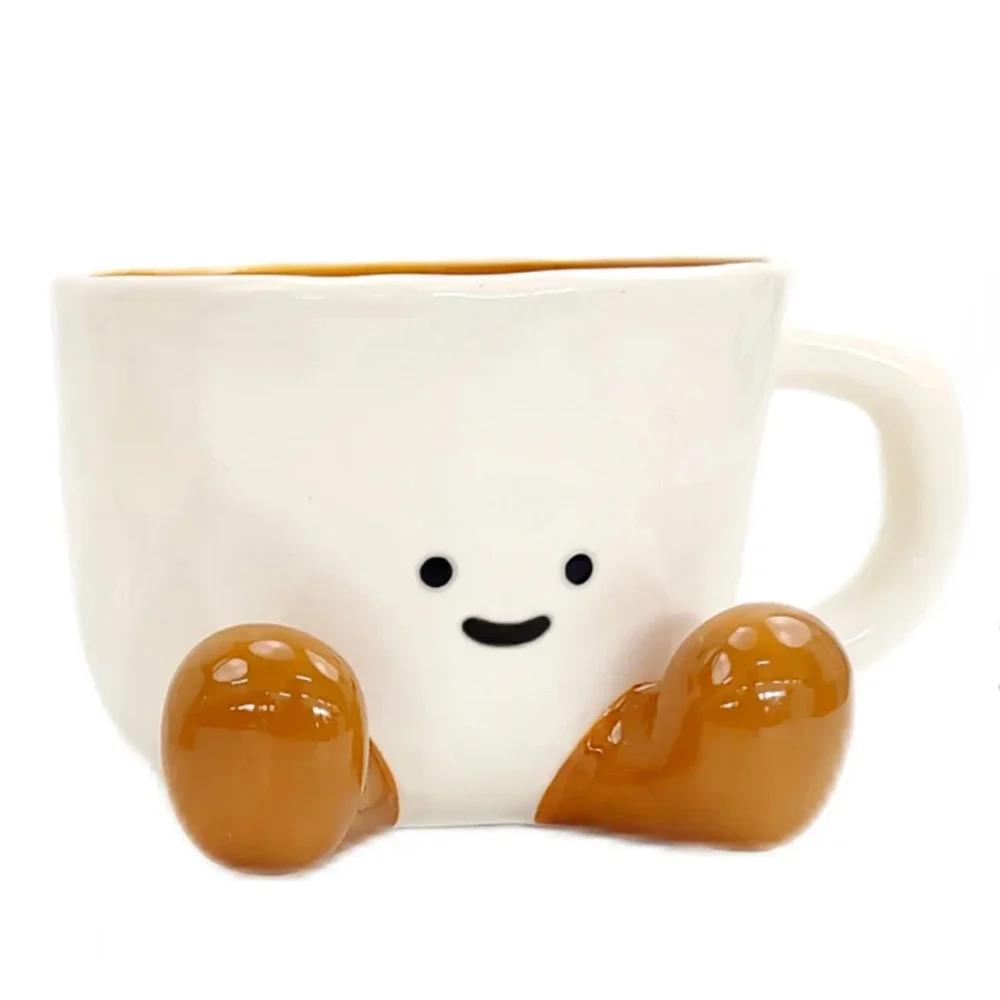 Kawaii Short-Legged Cup Cartoon Ceramic Coffee Mug Kitchen Breakfast Beverage Milk Cups Cute Drinkware Gifts Desktop Decor 300ml помаранчевий
Kawaii Short-Legged Cup Cartoon Ceramic Coffee Mug Kitchen Breakfast Beverage Milk Cups Cute Drinkware Gifts Desktop Decor 300ml помаранчевий
