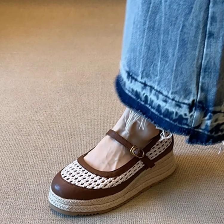 Retro soft-soled word with thick-soled Mary Jane sandals women s brown light-mouth wedged single shoes 40 коричневий
Retro soft-soled word with thick-soled Mary Jane sandals women s brown light-mouth wedged single shoes 40 коричневий