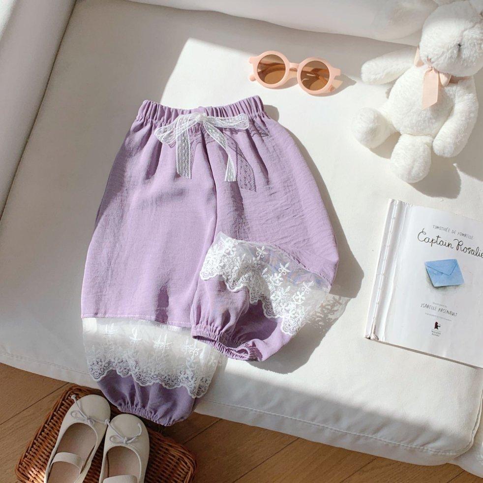 Детские корейские брюки с кружевной вставкой, москитоотталкивающие, универсальные и милые повседневные брюки на шнурке 150 фиолетовый
Детские корейские брюки с кружевной вставкой, москитоотталкивающие, универсальные и милые повседневные брюки на шнурке 150 фиолетовый