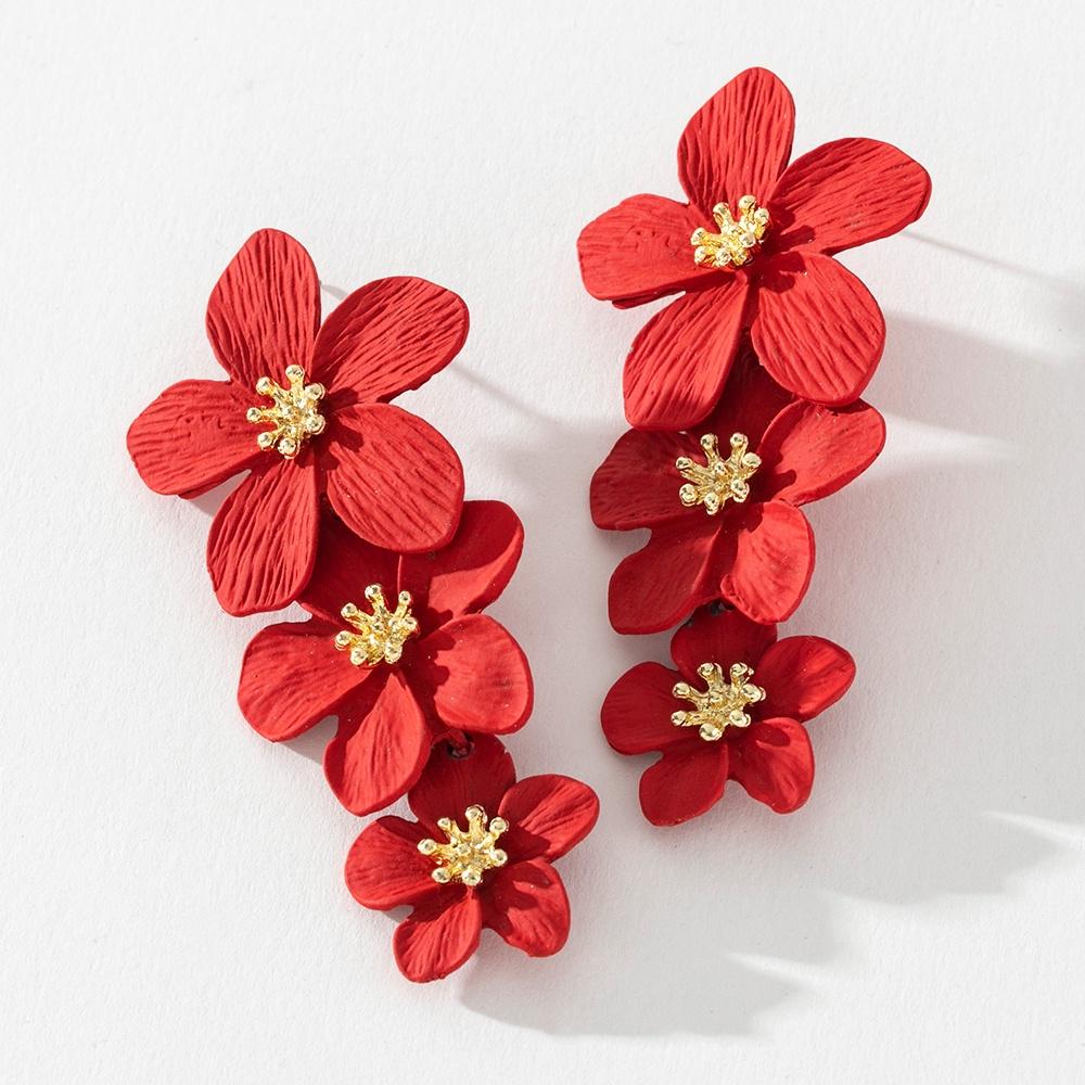 Pinkdudu Модні кольорові сережки-краплі з квітами у вигляді спрею Нові жіночі багатошарові сережки-краплі зі сплавуPD576 червоний
Pinkdudu Модні кольорові сережки-краплі з квітами у вигляді спрею Нові жіночі багатошарові сережки-краплі зі сплавуPD576 червоний