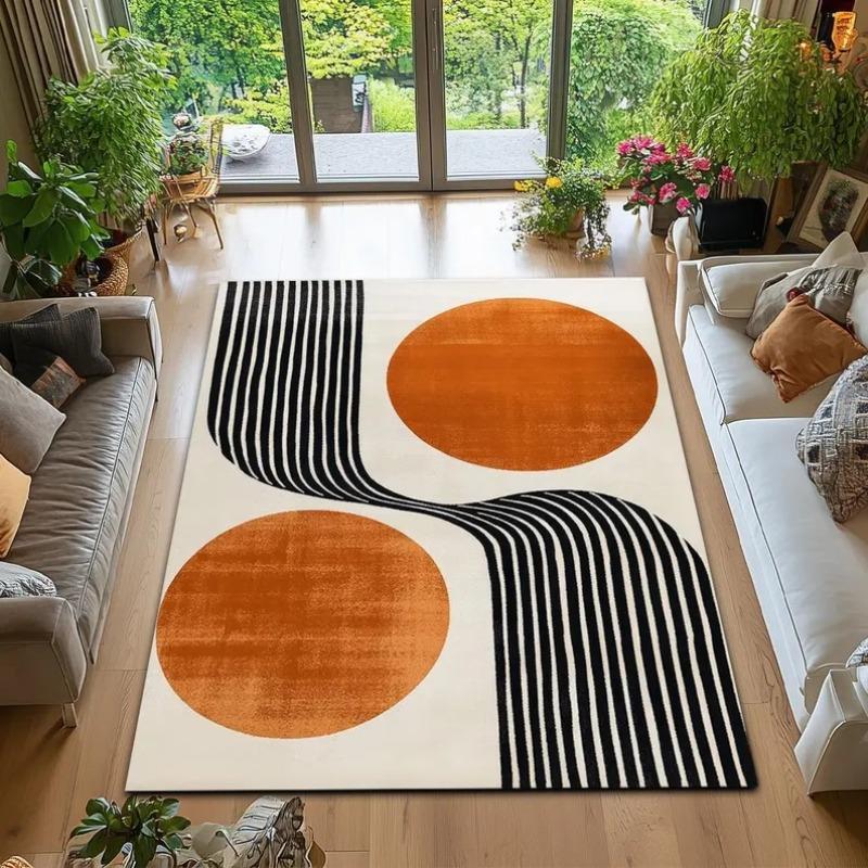 Retro Minimalist Area Rug – Orange Geometric Circle Design, Non-Slip Accent Carpet for Living Room Bedroom Decor 60*90cm
Retro Minimalist Area Rug – Orange Geometric Circle Design, Non-Slip Accent Carpet for Living Room Bedroom Decor 60*90cm