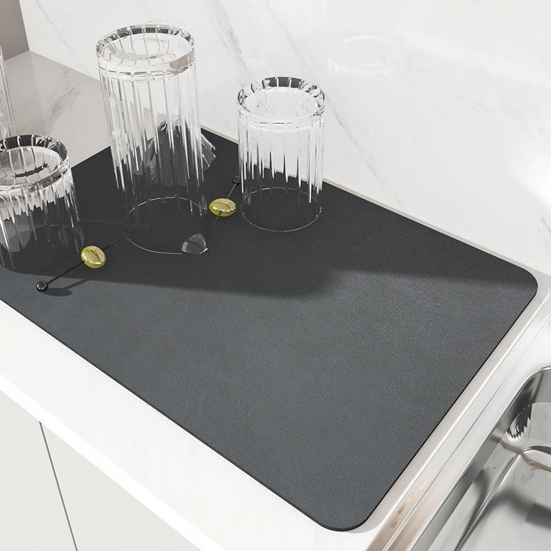Super Absorbent Large Kitchen Absorbent Mat Antiskid Draining Coffee Dish Drying Mat Quick Dry Bathroom Drain Pad Tableware Mat (as the picture,20x30cm)
Super Absorbent Large Kitchen Absorbent Mat Antiskid Draining Coffee Dish Drying Mat Quick Dry Bathroom Drain Pad Tableware Mat (as the picture,20x30cm)