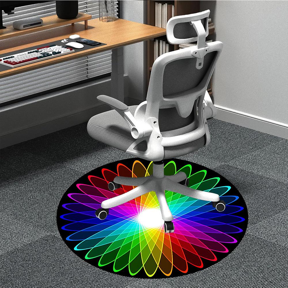 1pc Color Wheel Chair Carpet for Office Non-Slip, Machine Washable Rug for Office - Holiday DecorMachine Made yy251029028 80cm by 80cm
1pc Color Wheel Chair Carpet for Office Non-Slip, Machine Washable Rug for Office - Holiday DecorMachine Made yy251029028 80cm by 80cm