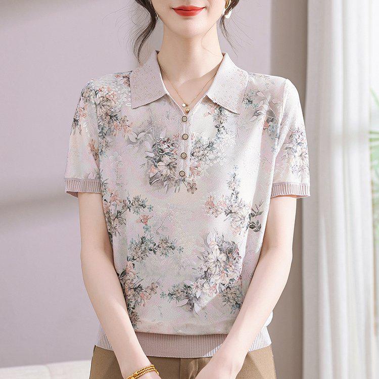 Stylish Women s Summer Short Sleeve Lapel T-shirt - Slimming & Comfortable 3XL (suitable for 70-80 kg) бежевий
Stylish Women s Summer Short Sleeve Lapel T-shirt - Slimming & Comfortable 3XL (suitable for 70-80 kg) бежевий