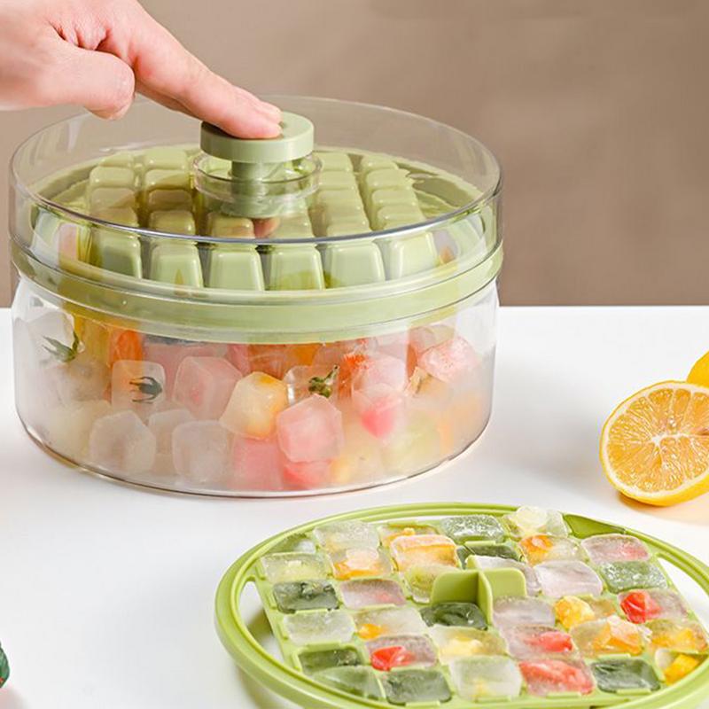 Food Grade IceCube Mold Press Ice Tray Bucket Multifunctional Ice Maker IceCube Tray Portable Ice Box One-touch To Release
Food Grade IceCube Mold Press Ice Tray Bucket Multifunctional Ice Maker IceCube Tray Portable Ice Box One-touch To Release
