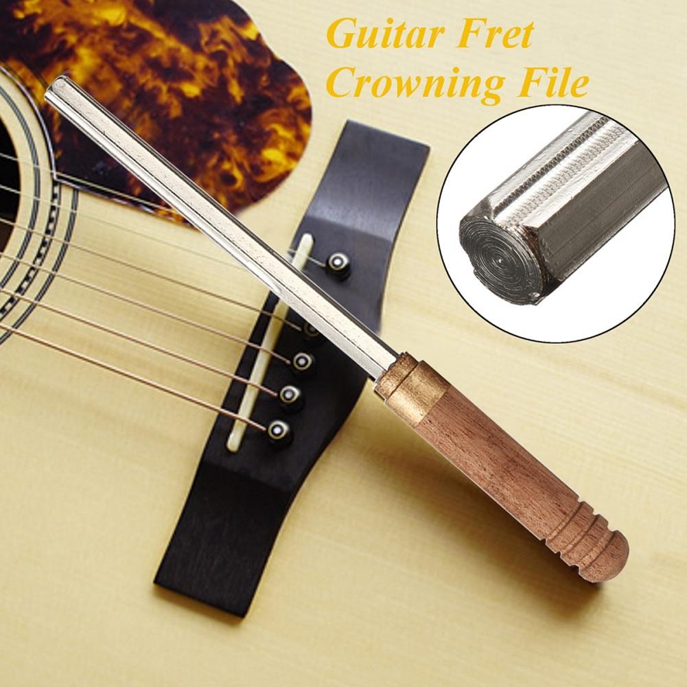Guitar Fret File Guitar Fret Dressing Metal File with 3 Size Edges Wooden Handle Guitar Repair Tool MX0022D
Guitar Fret File Guitar Fret Dressing Metal File with 3 Size Edges Wooden Handle Guitar Repair Tool MX0022D