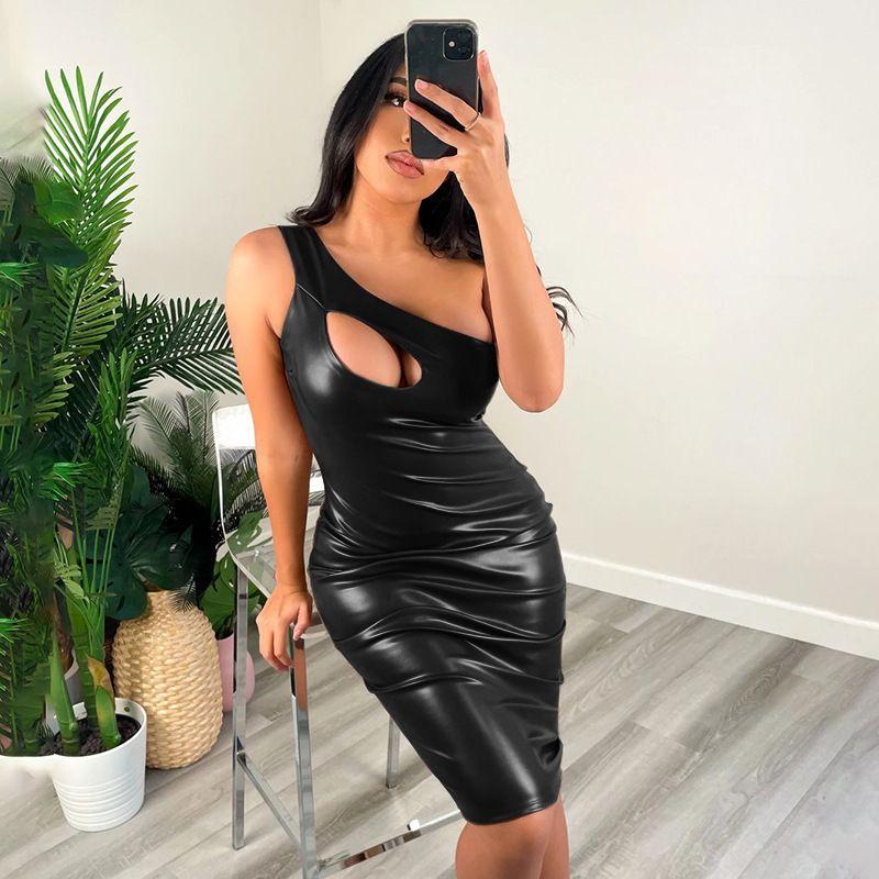 Fashionable Sexy High Waist Slim Leather Skirt Fashion Sexy Leather Skirt Female Dark brown S
Fashionable Sexy High Waist Slim Leather Skirt Fashion Sexy Leather Skirt Female Dark brown S