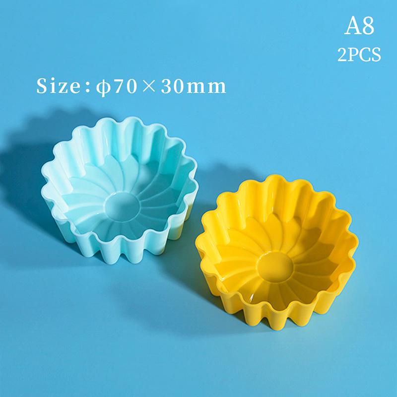 2Pcs/Set Silicone Cake Cup Mold 3D Round Square Heart Shape Cake Cup Muffin Cupcake Kitchen Bakeware Maker Diy Cake Decor Tools A8 2PCS Blue+Yellow
2Pcs/Set Silicone Cake Cup Mold 3D Round Square Heart Shape Cake Cup Muffin Cupcake Kitchen Bakeware Maker Diy Cake Decor Tools A8 2PCS Blue+Yellow