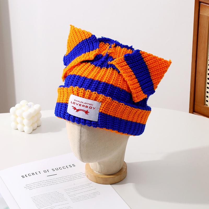 Women s Korean Knit Cat Ear Beanie - Warm, Breathable, Versatile Winter Hat One Size помаранчевий/синій
Women s Korean Knit Cat Ear Beanie - Warm, Breathable, Versatile Winter Hat One Size помаранчевий/синій