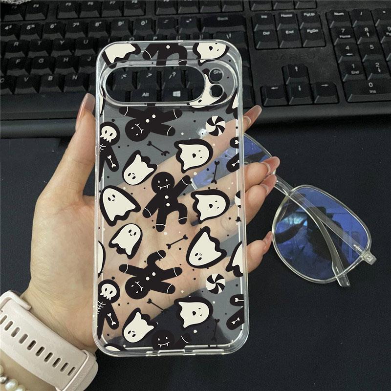 Cute Cartoon Halloween Phone Case For Google Pixel 8 Pro 8A 9 Pro XL10 7 6A 5G Pumpkin Ghost Bat Transparent Soft TPU Cover Capa Pixel 6A
Cute Cartoon Halloween Phone Case For Google Pixel 8 Pro 8A 9 Pro XL10 7 6A 5G Pumpkin Ghost Bat Transparent Soft TPU Cover Capa Pixel 6A