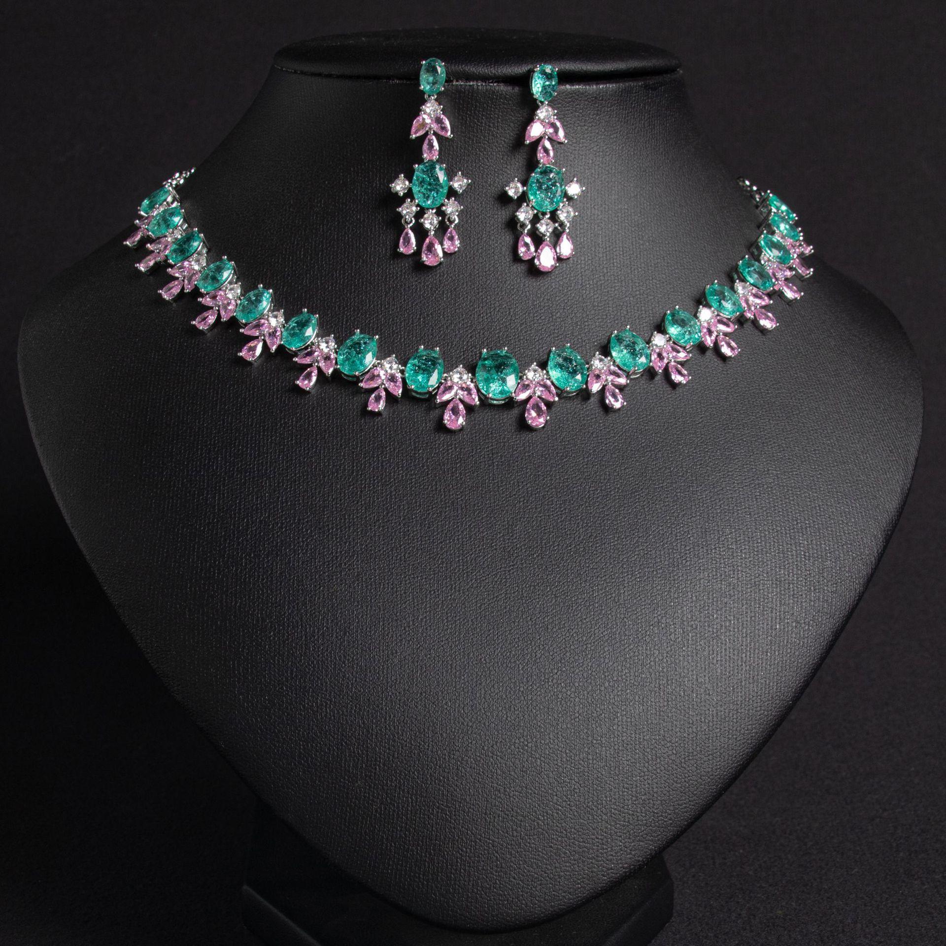 Women s Light Luxury Design Elegant Zircon Tassel Necklace Earring Set Fashionable And Versatile With A Unique Design Sense
Women s Light Luxury Design Elegant Zircon Tassel Necklace Earring Set Fashionable And Versatile With A Unique Design Sense