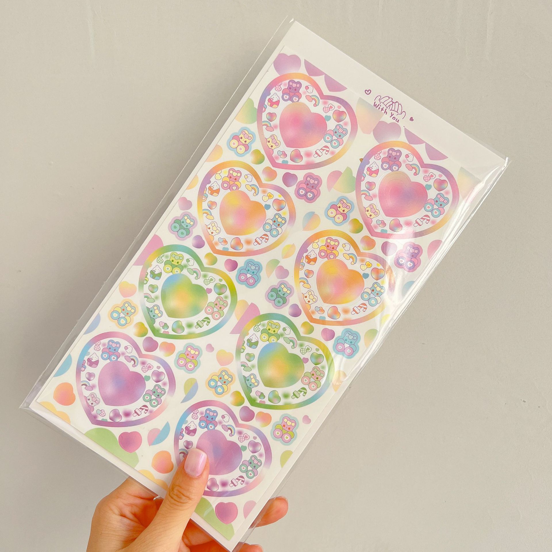 Корейская популярная наклейка на фоторамку с милым персонажем, декоративная наклейка Gooka Diy, милая мультяшная наклейка