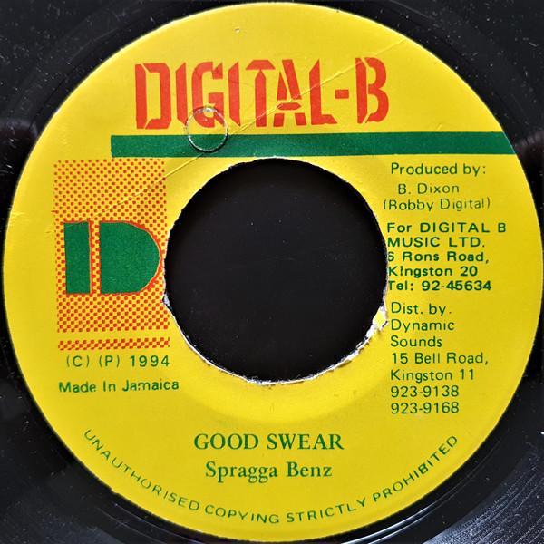 7inch Record SPRAGGA BENZ - Good Swear NONE Digital-B 1994 Jamaica Reggae, Ska & Dub Used
7inch Record SPRAGGA BENZ - Good Swear NONE Digital-B 1994 Jamaica Reggae, Ska & Dub Used
