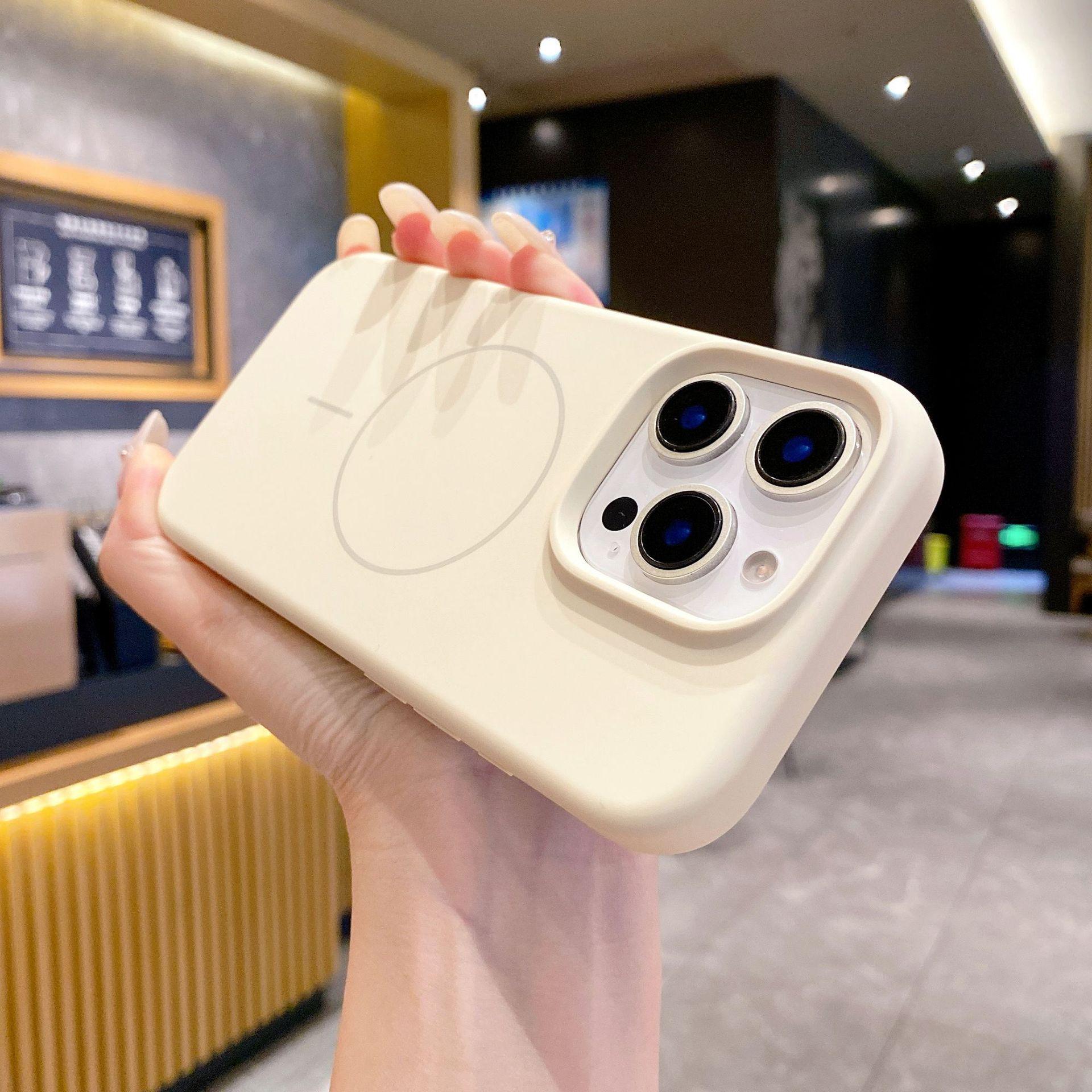 Solid Color Magnetic Silicone Phone Case with Fine Ring for Apple 16 Pro Max - Simple Protective Cover iPhone 14/13
Solid Color Magnetic Silicone Phone Case with Fine Ring for Apple 16 Pro Max - Simple Protective Cover iPhone 14/13