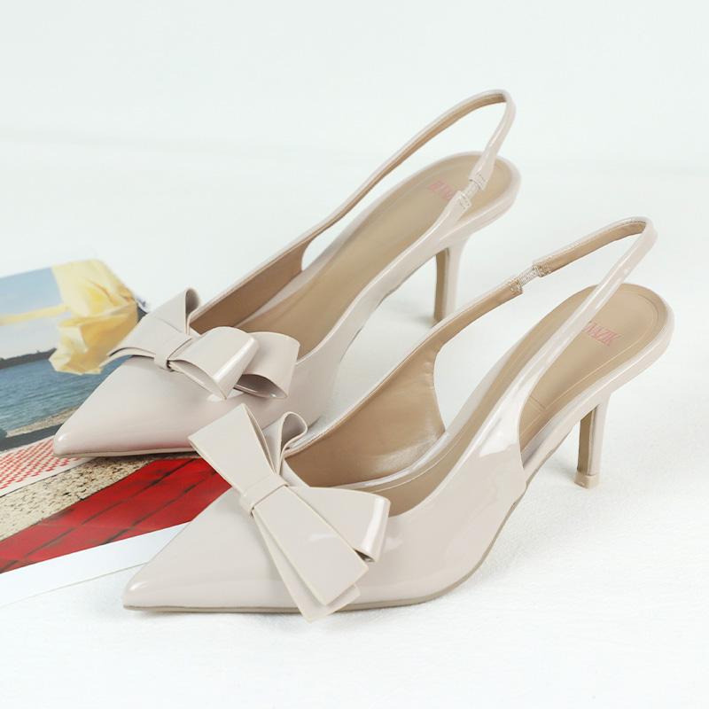 Elegant Patent Leather Modern Office Shoes for Women Summer Charming Bow Slingback s Ladies Party Dates Sandals 42
Elegant Patent Leather Modern Office Shoes for Women Summer Charming Bow Slingback s Ladies Party Dates Sandals 42