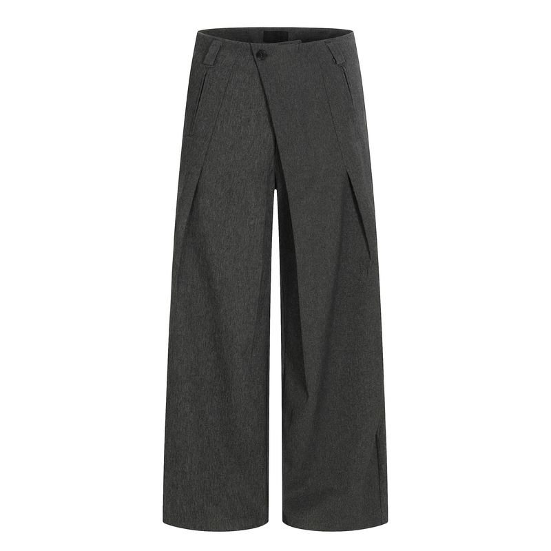 Kisko American Retro Pleated Diagonal Placket Textured Casual Trousers for Men and Women with a High-End Feel Cleanfit Straight-Leg Pants Gray 2XL
Kisko American Retro Pleated Diagonal Placket Textured Casual Trousers for Men and Women with a High-End Feel Cleanfit Straight-Leg Pants Gray 2XL
