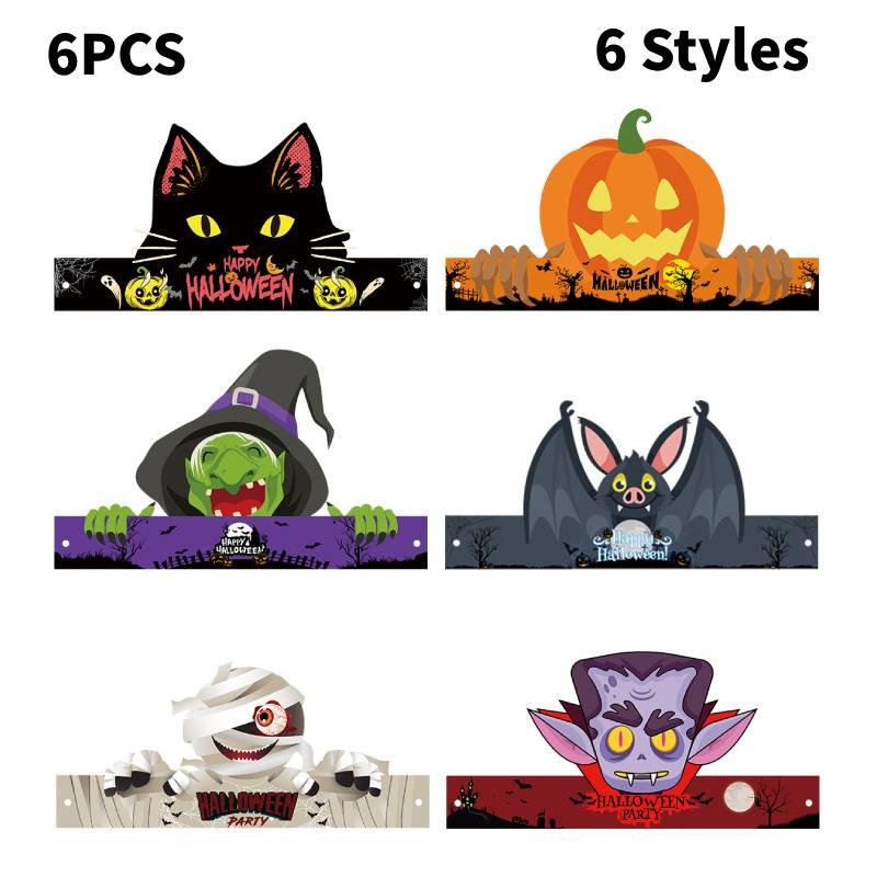 Paper Halloween 6pcs Hats Cosplay Photo Props Party Headbands Pumpkin Witch Bats
Paper Halloween 6pcs Hats Cosplay Photo Props Party Headbands Pumpkin Witch Bats