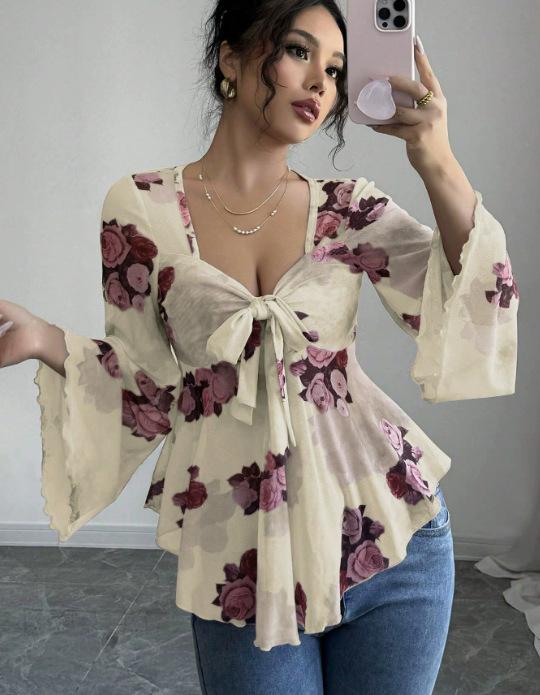 women s Floral Print Tie Front Square Neck Long Sleeve Peplum Blouse Casual Sweet Fitted Top Shirt XL абрикосовий
women s Floral Print Tie Front Square Neck Long Sleeve Peplum Blouse Casual Sweet Fitted Top Shirt XL абрикосовий
