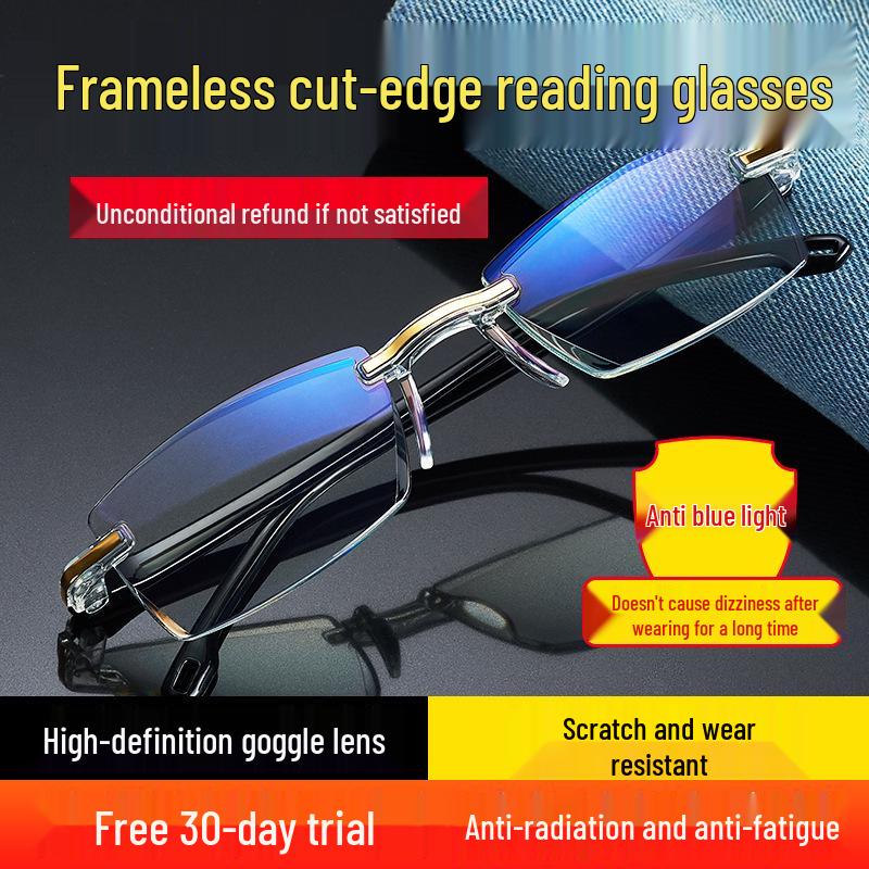 Stylish Anti-Blue Light Diamond-Cut Reading Glasses with Autofocus Black Technology White Lens
Stylish Anti-Blue Light Diamond-Cut Reading Glasses with Autofocus Black Technology White Lens