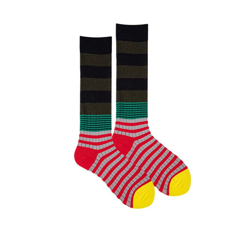 Soft Cotton Stockings Gentle Support Cotton Stockings For Women Striped Knee High Socks Comfortable Colorful Striped Socks One Size чорний
Soft Cotton Stockings Gentle Support Cotton Stockings For Women Striped Knee High Socks Comfortable Colorful Striped Socks One Size чорний
