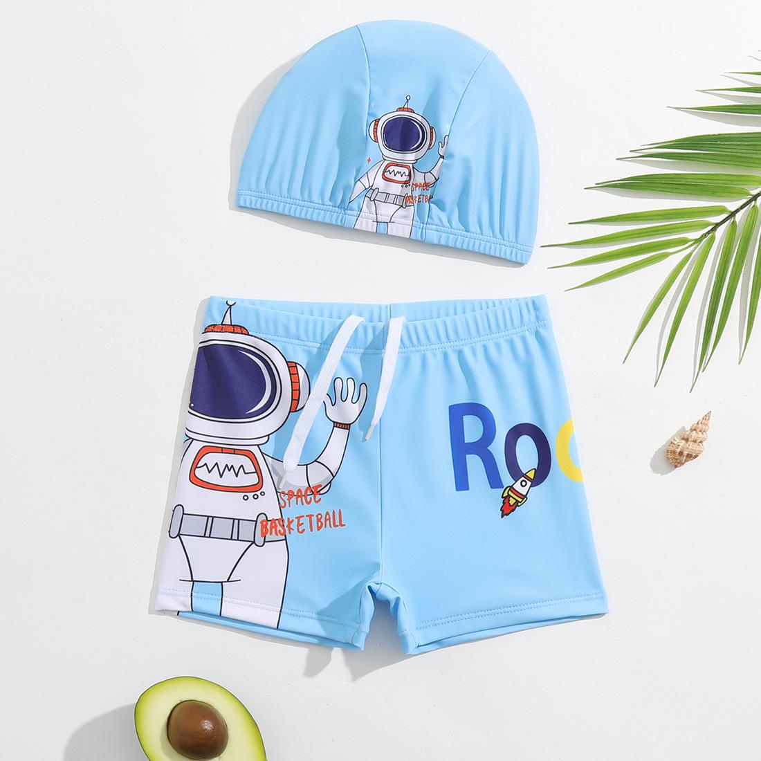 Boys Quick-Dry Swim Trunks & Cap Set – Astronaut Pattern (Small to Medium) 80 темно-синий
Boys Quick-Dry Swim Trunks & Cap Set – Astronaut Pattern (Small to Medium) 80 темно-синий