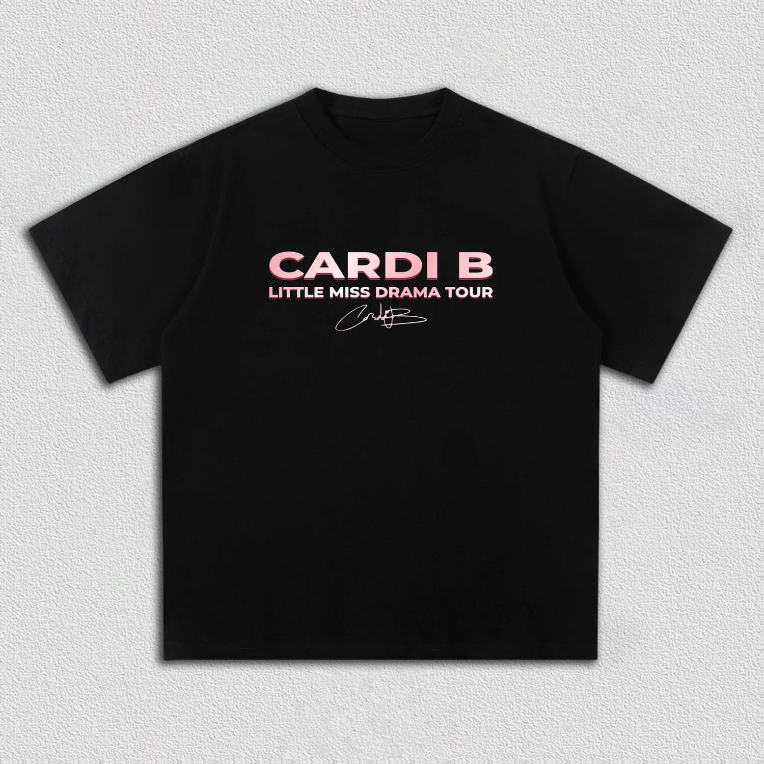 Cardi B Inspired Little Miss Drama Tour 2026 cotton unisex shirt Summer Oneck Men Y2k Hip Hop Short Sleeve Tshirt fan gift XL
Cardi B Inspired Little Miss Drama Tour 2026 cotton unisex shirt Summer Oneck Men Y2k Hip Hop Short Sleeve Tshirt fan gift XL