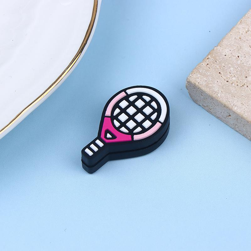 {Summer2} Tennis Racket Shape Multi-Color Shock Absorber Silicone Sports Durable Tennis Squash Badminton Staff Accessories
{Summer2} Tennis Racket Shape Multi-Color Shock Absorber Silicone Sports Durable Tennis Squash Badminton Staff Accessories