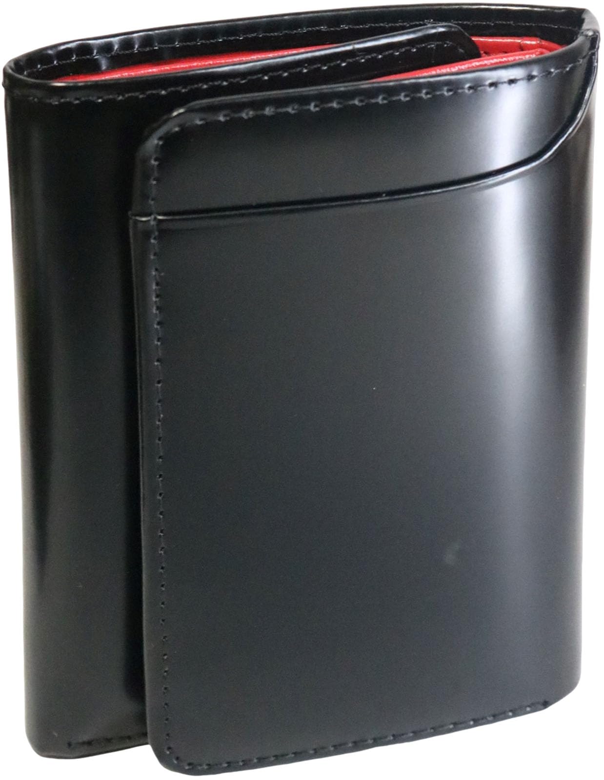 Bercute Men s Black and Red Tri-fold Wallet, Made with Genuine Cordovan Horsehide Leather, Compact Mini Wallet, Slim, Small, Foldable, Cashless,
Bercute Men s Black and Red Tri-fold Wallet, Made with Genuine Cordovan Horsehide Leather, Compact Mini Wallet, Slim, Small, Foldable, Cashless,