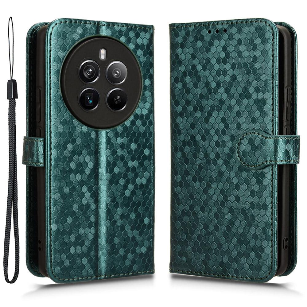 For Realme 12 4G/12+ 5G Case Dots Imprinted PU Leather Mobile Phone Cover with Viewing Stand Green
For Realme 12 4G/12+ 5G Case Dots Imprinted PU Leather Mobile Phone Cover with Viewing Stand Green