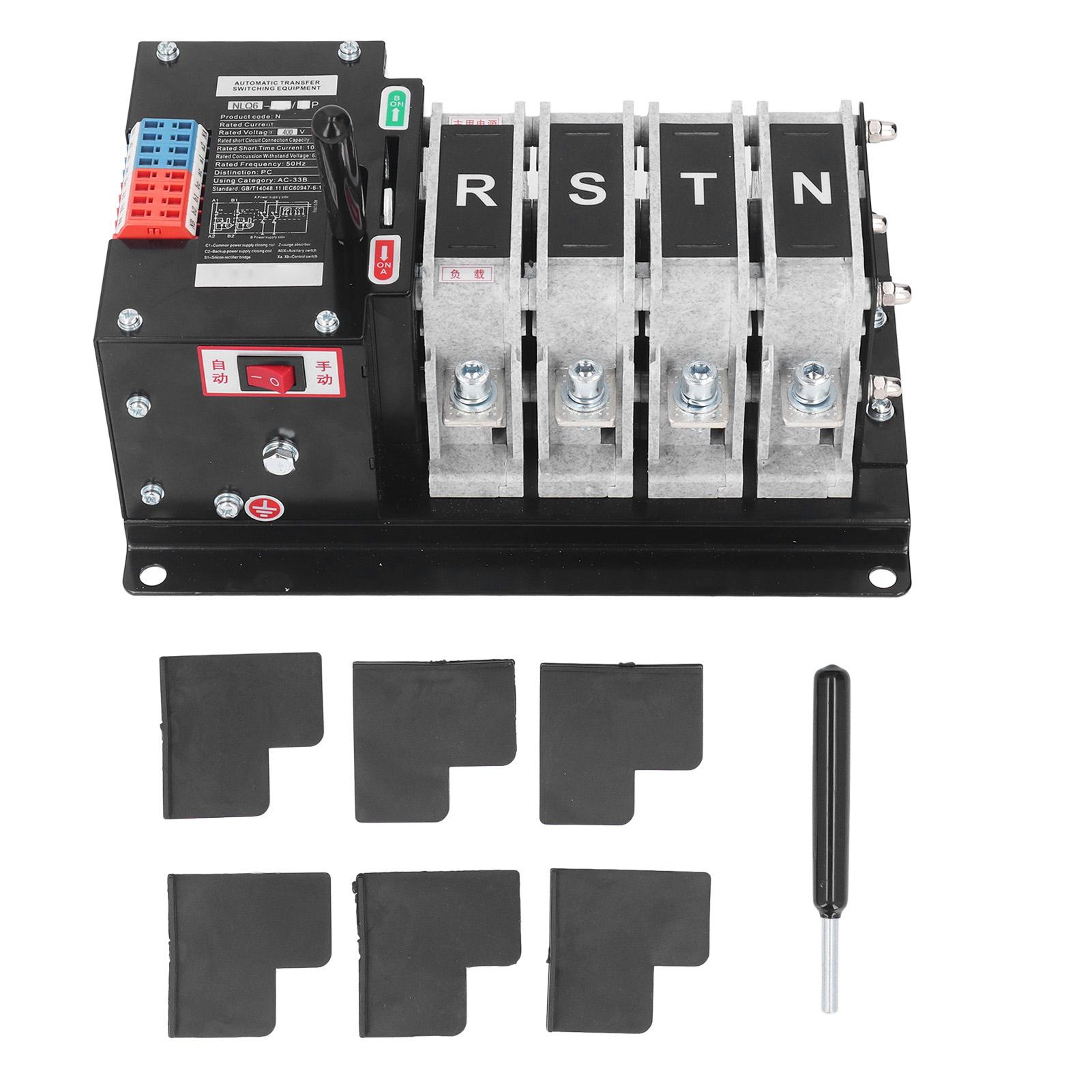 Dual Power Automatic Transfer Switch 4P Auto Manual Operation Millisecond Switching Generator
Dual Power Automatic Transfer Switch 4P Auto Manual Operation Millisecond Switching Generator