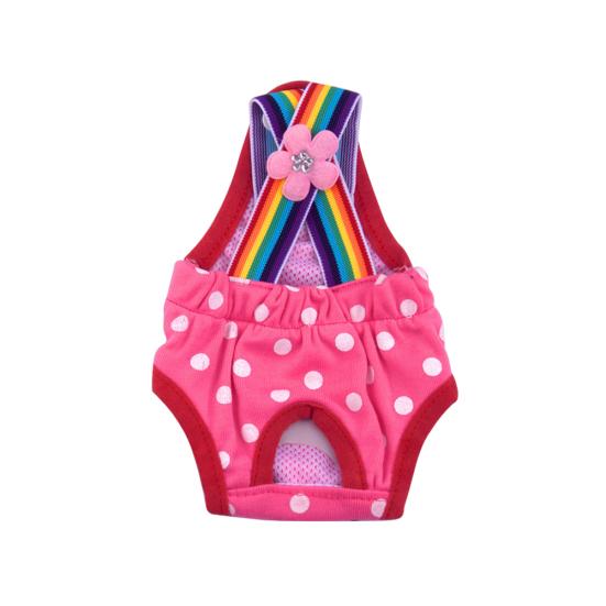 Female Dog Diaper Cute Comfortable Washable Polka Dot Striped Sanitary Diaper Pet Physiological Pants for Home S
Female Dog Diaper Cute Comfortable Washable Polka Dot Striped Sanitary Diaper Pet Physiological Pants for Home S