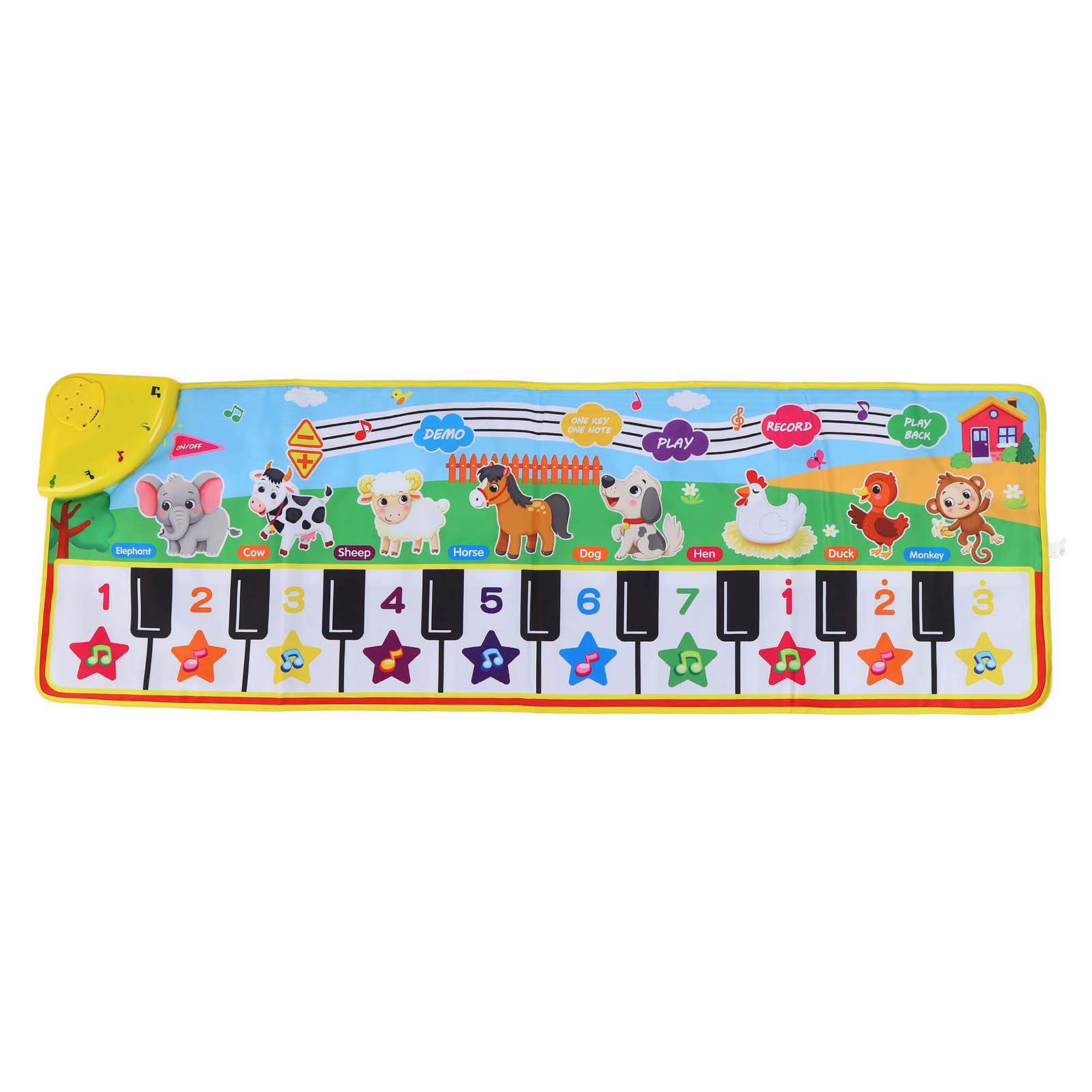 Baby Musical Mat Touch Play Animal Piano Keyboard Dancing Carpet for Kids Early Education
Baby Musical Mat Touch Play Animal Piano Keyboard Dancing Carpet for Kids Early Education