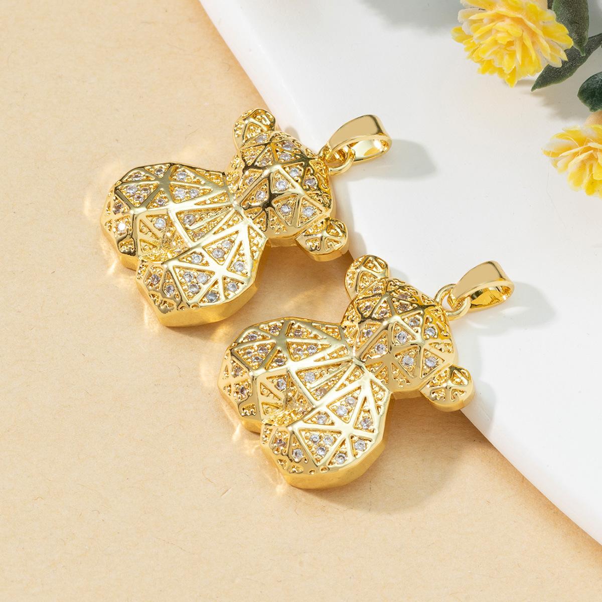 New Bear Necklace with Simple Pendant and Full Diamond Personalized and Versatile Necklace Fashionable and Trendy
New Bear Necklace with Simple Pendant and Full Diamond Personalized and Versatile Necklace Fashionable and Trendy